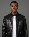 The Croc Jacket | Black
