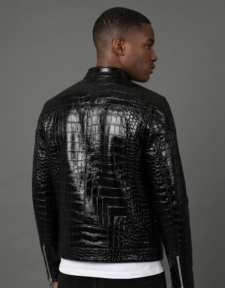 The Croc Jacket | Black