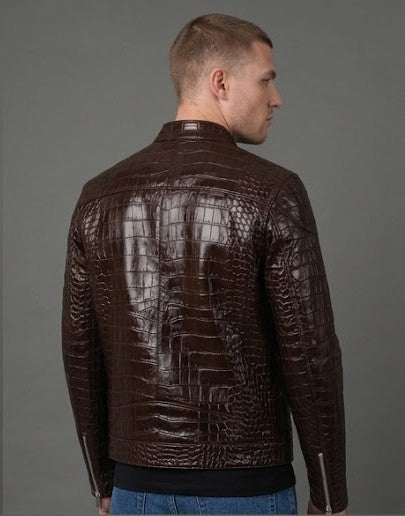 The Croc Leather | Brown