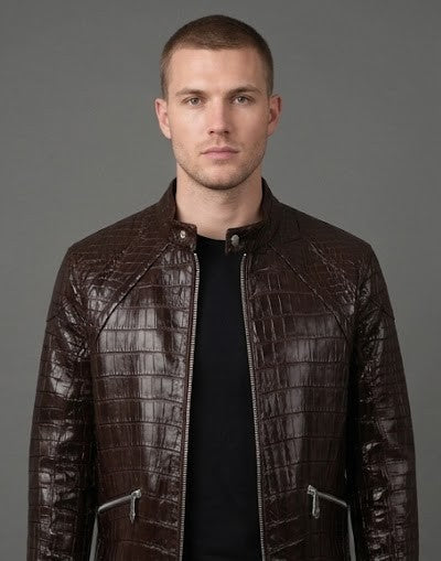 The Croc Leather | Brown